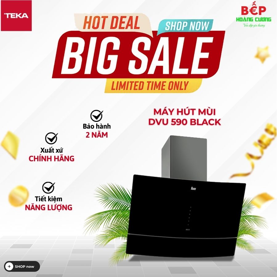 Máy hút khử mùi Teka DVU 590 BLACK