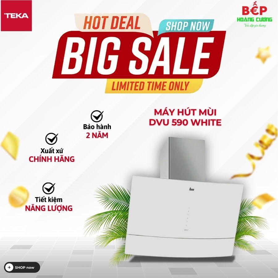 Máy hút khói khử mùi Teka DVU 590 White