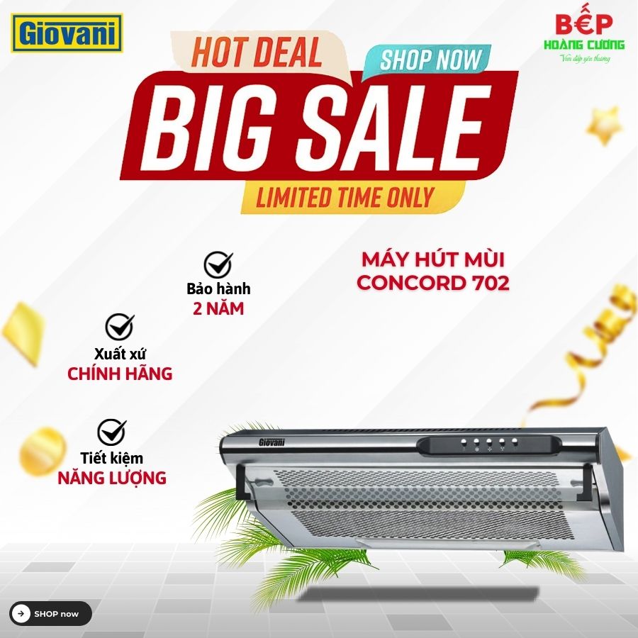 Máy khử mùi Giovani Concord 702