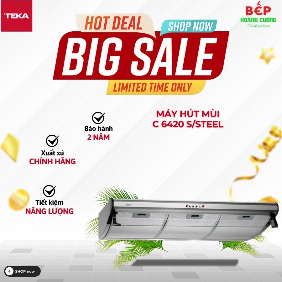 Hút mùi Teka C 6420 S/STEEL 40465530