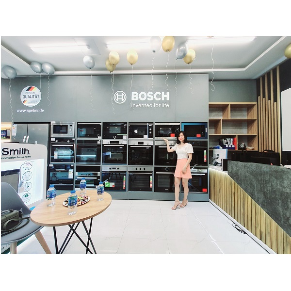 gian hàng máy rửa bát Bosch
