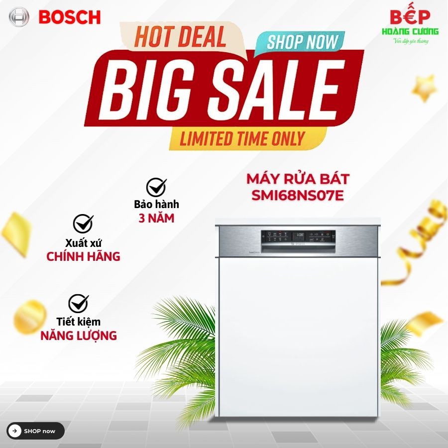 Máy rửa bát Bosch SMI68NS07E