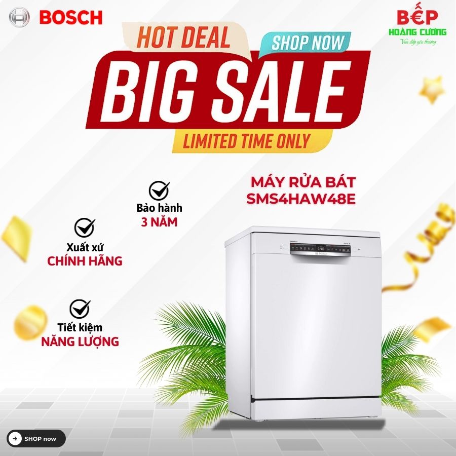 Máy rửa bát Bosch SMS4HAW48E serie 4