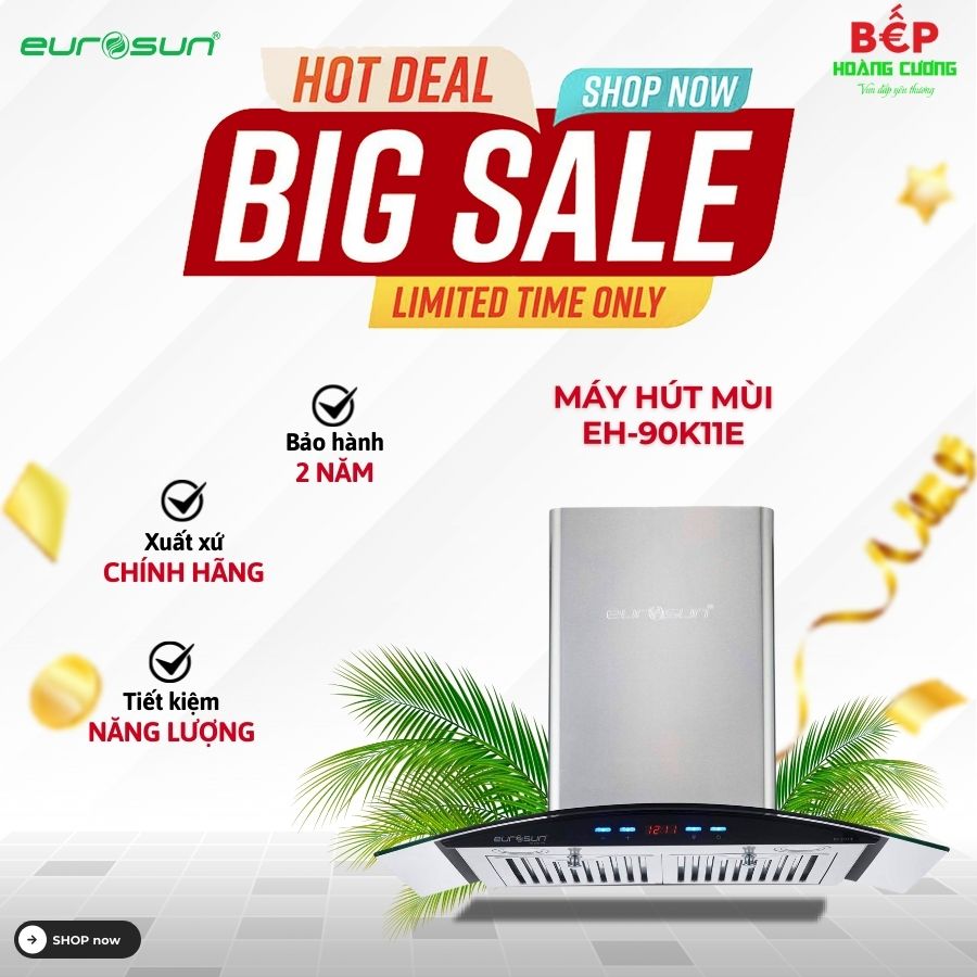 Máy hút mùi Eurosun EH-90K11E