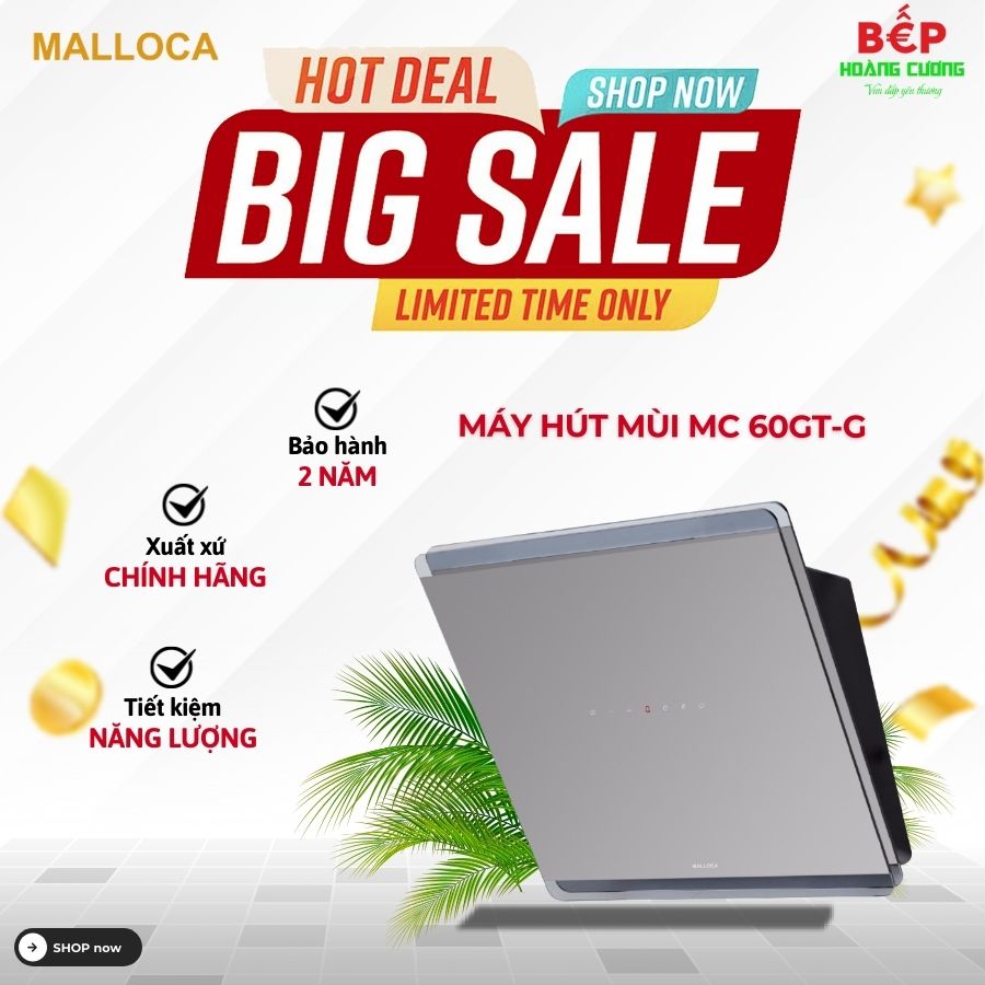 Máy hút mùi Malloca MC 60GT-G