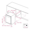 Máy rửa bát âm bán phần Teka DW DSI 46750 220 50 SS 114270011