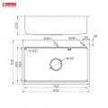 Chậu rửa bát Konox Workstation Sink – Topmount Sink KN8151TS Dekor