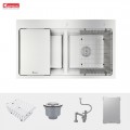  Chậu rửa bát Konox chống xước Workstation Sink – Topmount Sink KN8651TD Dekor