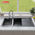 Chậu rửa bát Konox Granite Sink Livello Smart 1160 - Black