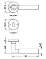 Tay Nắm Gạt Cửa Vệ Sinh Hafele 903.93.696