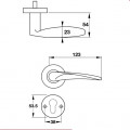 Tay Nắm Gạt Cửa Vệ Sinh Hafele 903.98.148