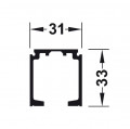 Ray Trượt Đơn 31 x 33mm Hafele 940.43.922