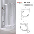 Phòng tắm vách kính Euroking EU-4511A 900mm