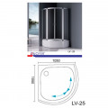 Phòng tắm vách kính Euroking LV-25