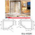 Phòng tắm vách kính Euroking EU-4528 900mm
