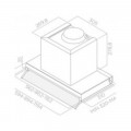 Máy hút mùi âm tủ Elica BOX IN S LED IX/A86.4/P31/D/I PRF0114761