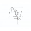 Vòi rửa bát Elica Balata Iron Grey 90912201
