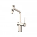 Vòi rửa bát nóng lạnh Konox Volta Nickel có dây rút