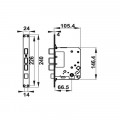 Khóa điện tử Hafele EL7700-TCS - 912.20.561 