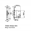 Khóa điện tử Hafele EL7000-TC 912.05.496 - Thân khóa lớn