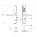 Khóa điện tử Hafele EL6500-TCS 912.20.130
