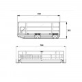 Giá xoong nồi inox 304 nan Oval Eurogold EPV6080F