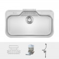 Chậu rửa bát inox 1 hố Konox Nhật TARI 9051SR Basic
