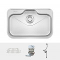 Chậu rửa bát inox 1 hố Konox TARI 7851SR Basic