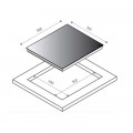 Bếp từ Upscale 3 vùng nấu FI63TB lắp âm