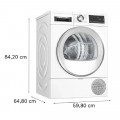 Máy sấy bơm nhiệt Bosch 8kg WQG233C90 Serie 6
