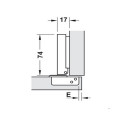 Bản lề trùm ngoài Metalla SM 110° Giảm Chấn Hafele 315.06.750