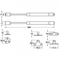 Pittong đẩy cánh tủ 100N Hafele 373.82.908