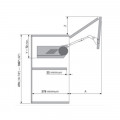 Hộp lực tay nâng Blum Aventos HF-22 372.94.033