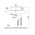 Chậu lavabo đặt bàn Sapporo Hafele 588.79.072