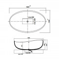 Bồn tắm đặt sàn HVN8015 Hafele 588.87.600
