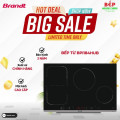 Bếp từ Brandt 4 vùng nấu BPI184HUB lắp âm
