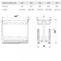 Giá gia vị inox 304 Hafele Omero 547.10.063 300mm
