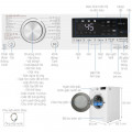Máy giặt LG 10kg LG FV1410S4W1 ABWPEVN cửa trước 