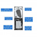 Tháp giặt sấy LG giặt 14kg - sấy 10kg WT1410NHB APBPEVN