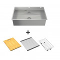 Chậu rửa bát inox 1 hố Hafele WS R0 HS24-SSN1S-7650 567.20.627