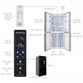 Tủ lạnh 4 cánh 401 lít Sharp SJ-FXP480VG-BK
