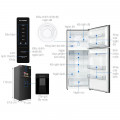 Tủ Lạnh 2 cánh ngăn đá trên 417 Lít Sharp SJ-X417WD-DG