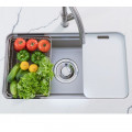 Chậu rửa bát inox 1 hố Konox KN8347SU Dekor Basic