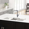 Vòi rửa bát nóng lạnh Konox Stella Grey có dây rút