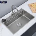 Chậu rửa bát 1 hố Kluger KWF8161FS-S76