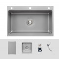 Chậu rửa bát 1 hố Kluger KWF8161FS-S76 Plus