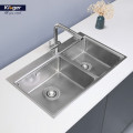 Chậu rửa bát 2 hố Kluger KW8211S-S84