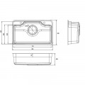 Chậu rửa bát 1 hố Kluger KF7848FS-S78