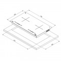 Bếp từ đôi Hafele HC-I7325B 533.09.979 lắp âm