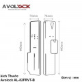 Khóa cửa điện tử Avolock AL-82FRVT-B